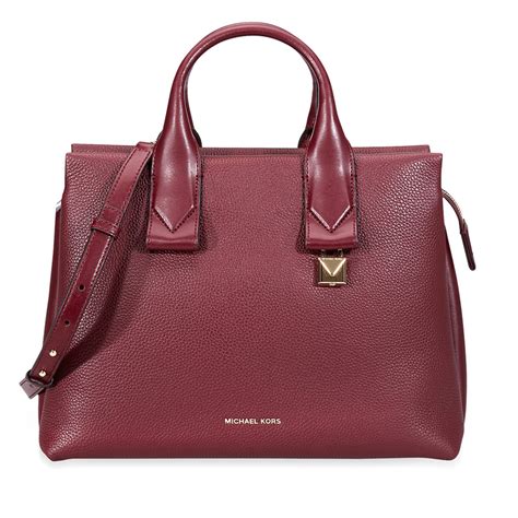 Rollins Large Pebbled Leather Satchel – Michael Kors 